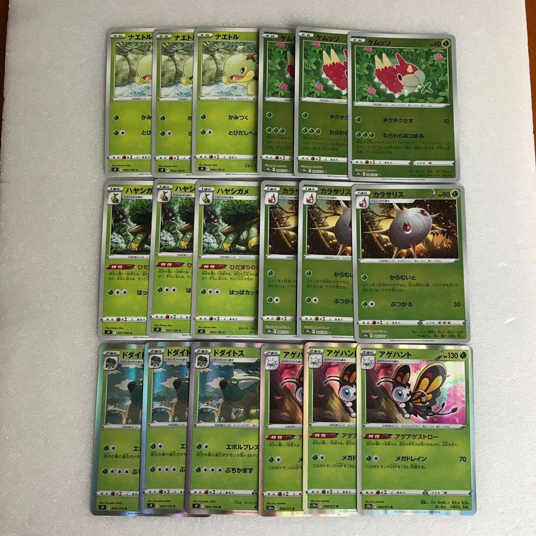 Wurmple (mirror) Silcoon (mirror) Beautifly Dodidus type 3 each