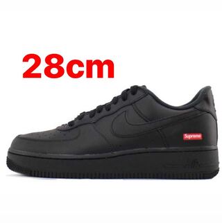 Supreme x Nike Air Force 1 Low "Black" 28cm