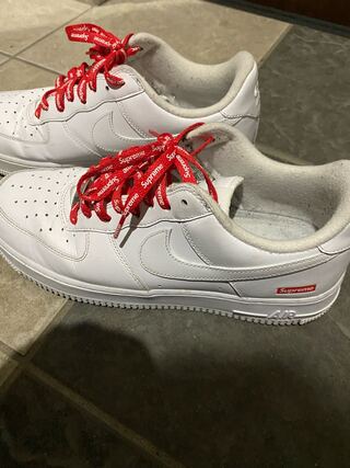 Supreme × Nike Air Force 1 Low "White" 27cm