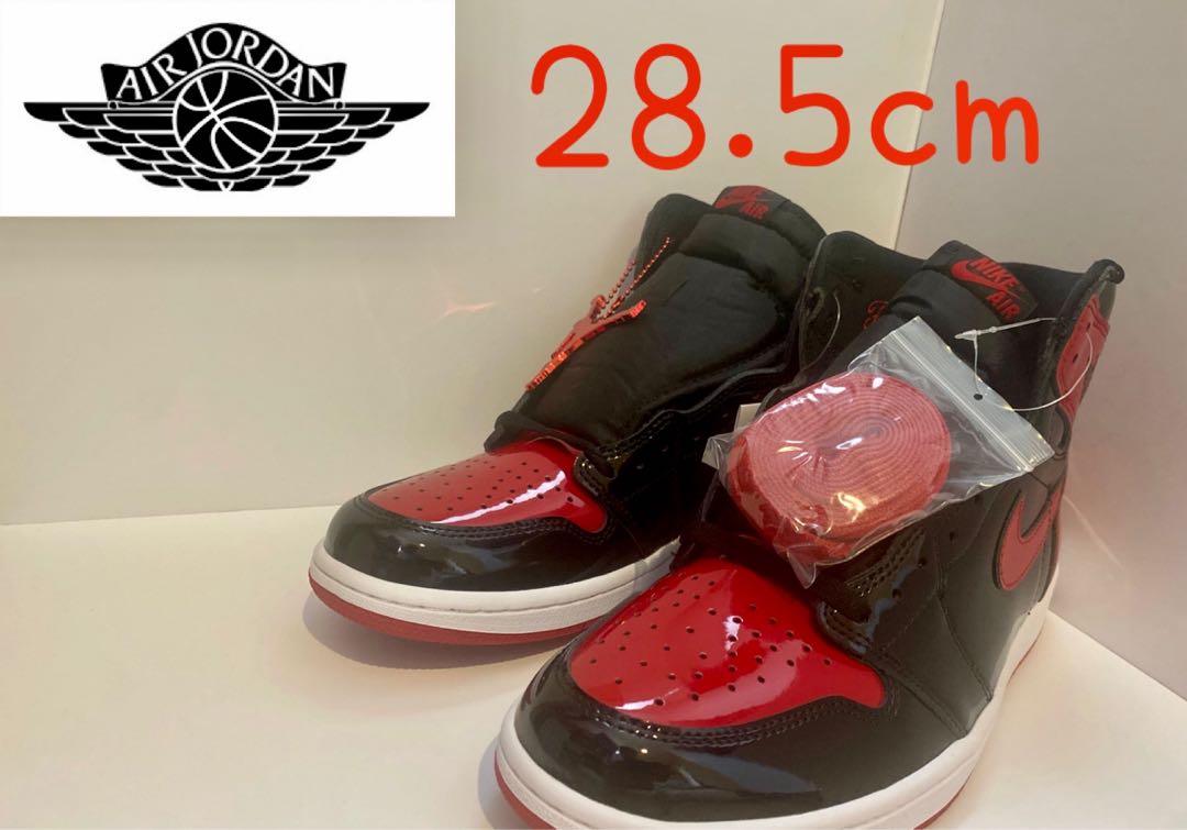 Nike AJ1 High OG Patent Bred 28.5cm