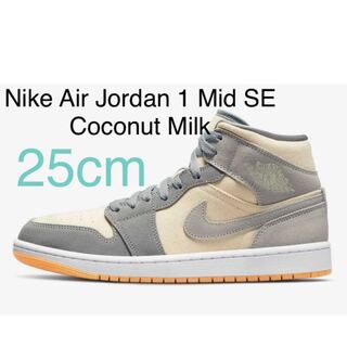 Nike Air Jordan1 Mid Nike Air Jordan1 Grey 25 25cm