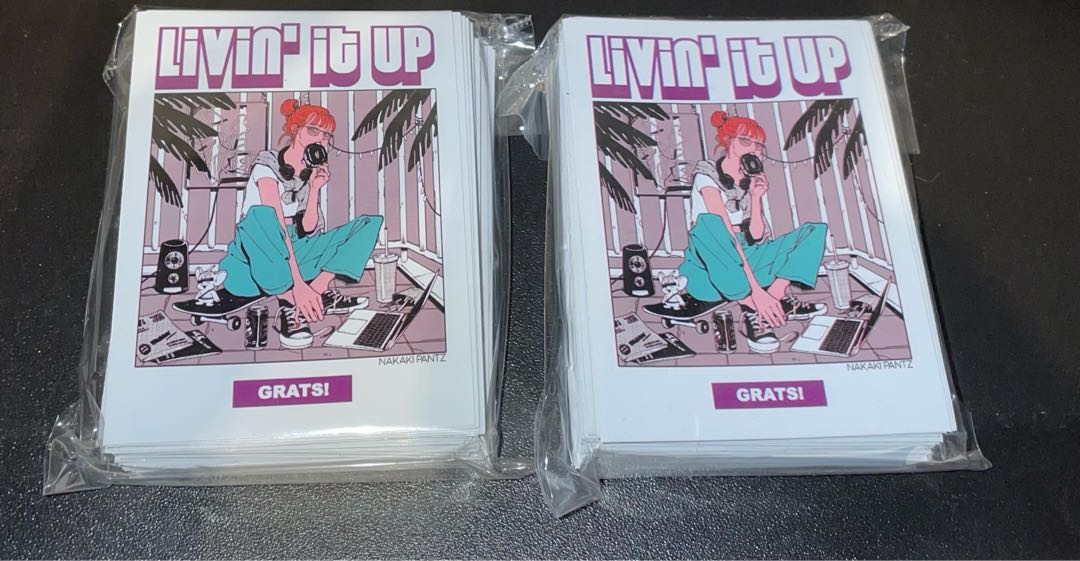 2 grats sleeves livin' it up grats