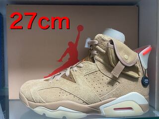 TravisScott AirJordan6 Travis Scott Jordan 6 27cm
