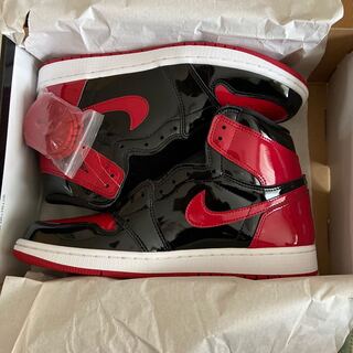 NIKE Air Jordan1 High OG Patent Bred 28cm