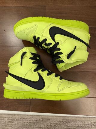 Ambush x NIKE Dunk High Flash Lime 27.5cm