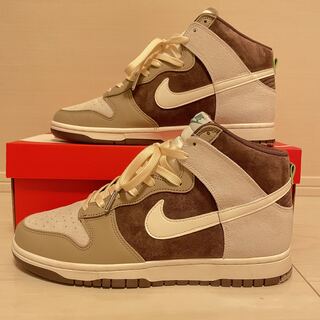 Nike Dunk High PRM "Light Chocolate" 28.5cm