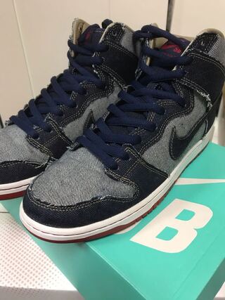 NIKE  SB DUNK HIGH TRD QS REESE DENIM 29cm