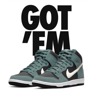 Nike SB Dunk High "Mineral Slate Suede 27cm