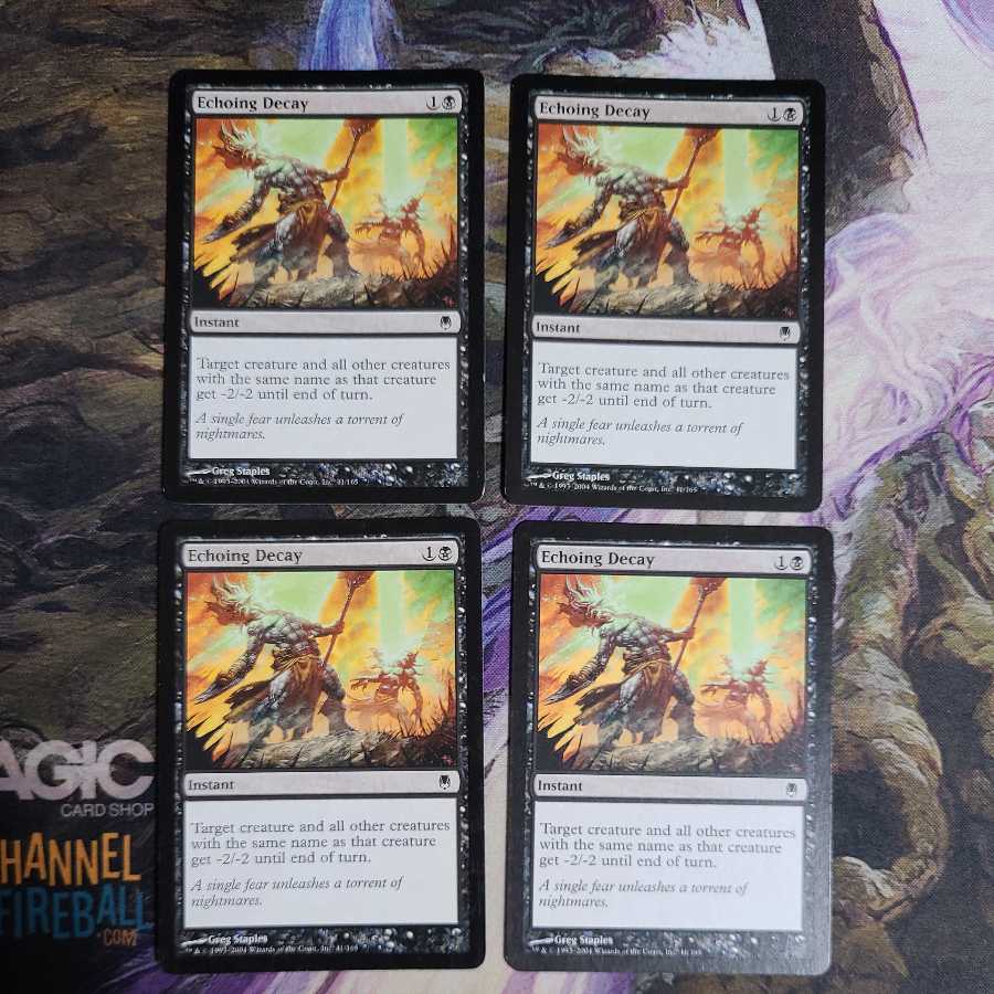 残響する衰微 英語 4枚