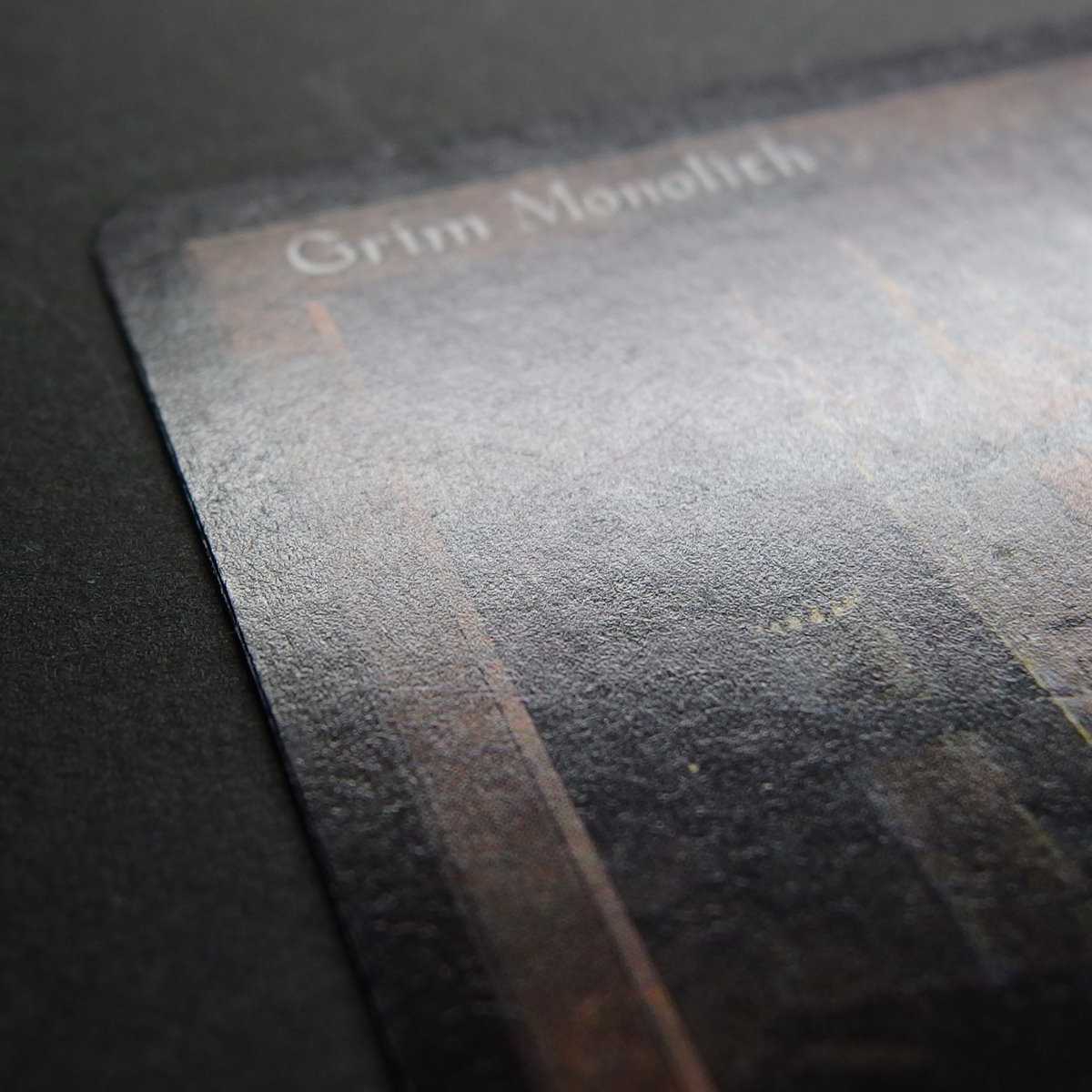 Grim Monolith/Grim Monolith 2 MTG Beautiful ULG English