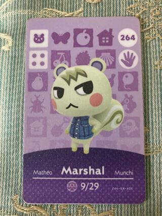 Animal Forest amiibo card 264 Umi Outside Edition