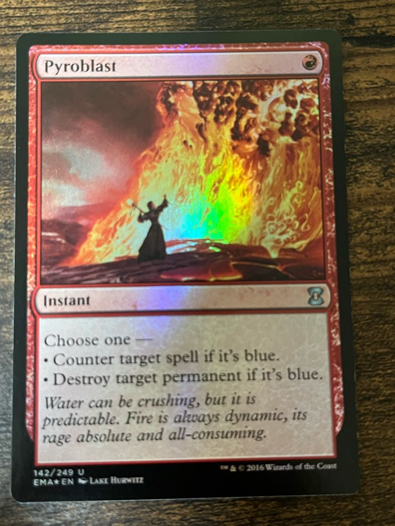 foil Pyroblast MMA English version