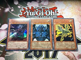 Slifer the Sky Dragon Obelisk the Tormentor The Winged Dragon of Ra