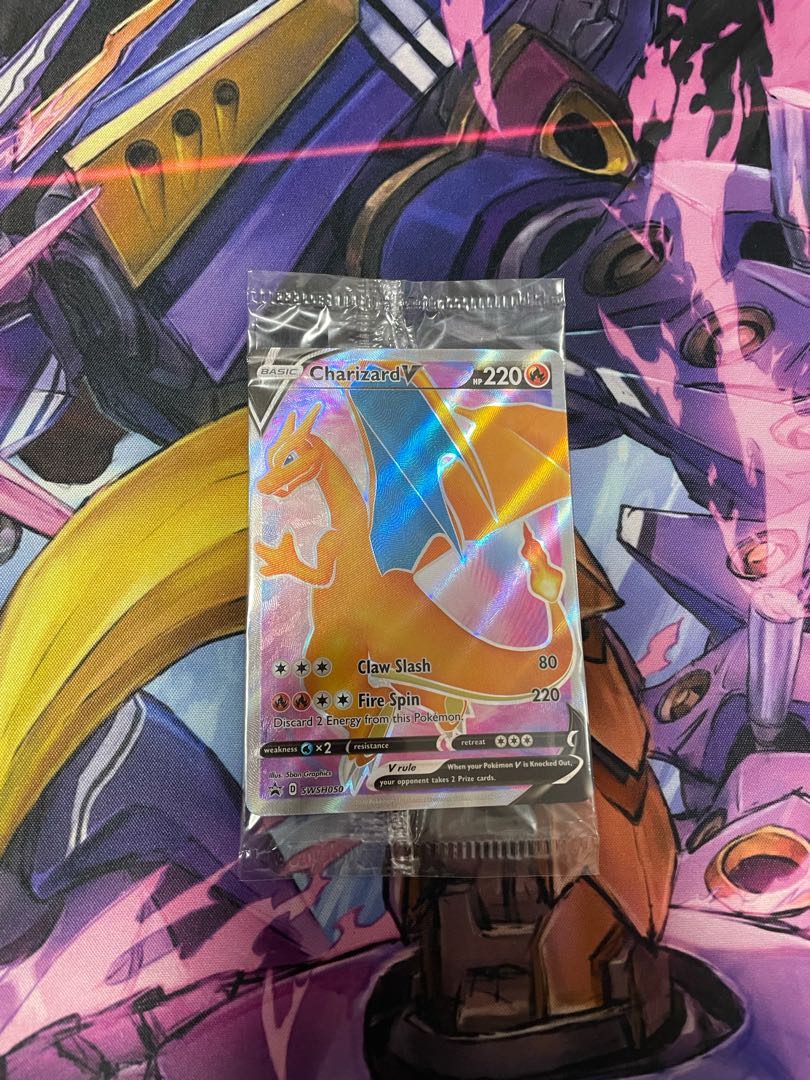 Price reduced by 1000 yen Lowest price Unopened CharizardV English 1枚