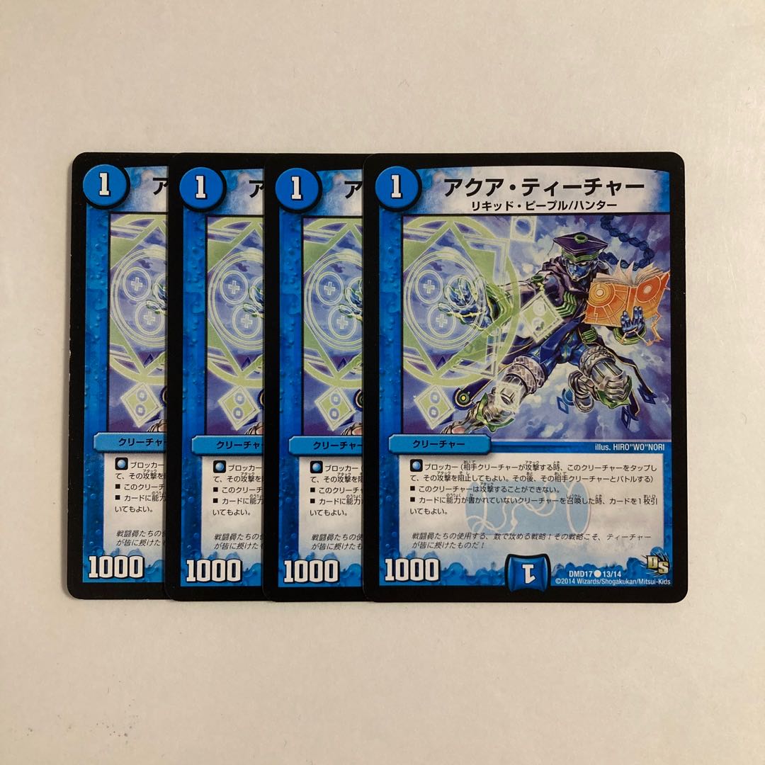 D122 Aqua Teacher, set of 4, DUEMA TREATLE