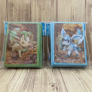 ポケモンカード デッキシールド スリーブ　ニンフィア　グレイシア　リーフィア 新品】ポケモンカードゲーム デッキシールド 海外版 OCIC