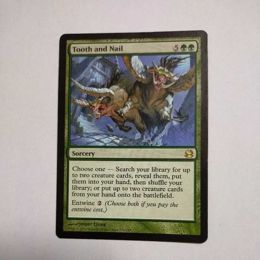 MTG Tooth and Nail/Tooth and Nail English