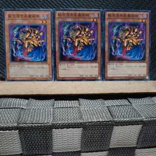 【ぽぽたん】遊戯王 4823 執念深き老魔術師　ノーマル三枚