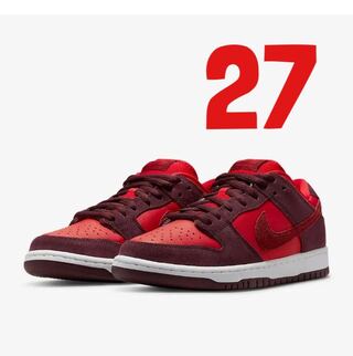 NIKE dunk low cherry 27cm