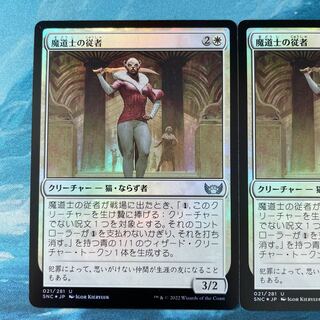 MTG foil 2 copies Squire of the Demon Taoist Mystic