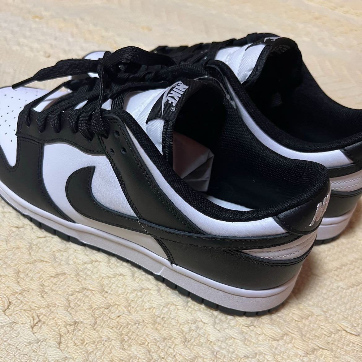 Nike dunk low black&white 27.5cm