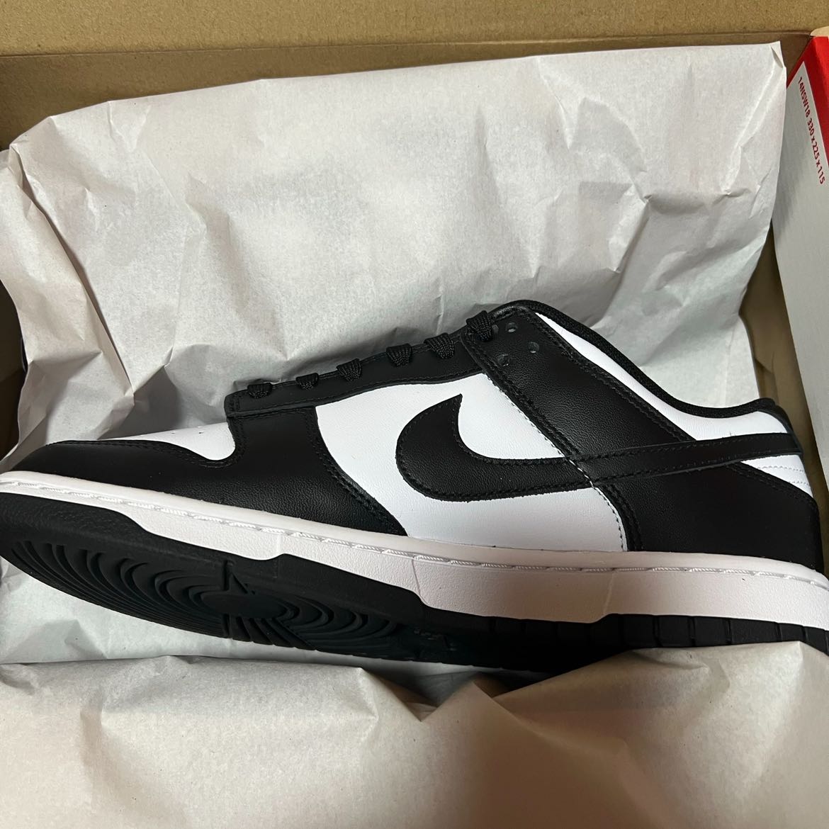 Nike dunk low black&white 27.5cm