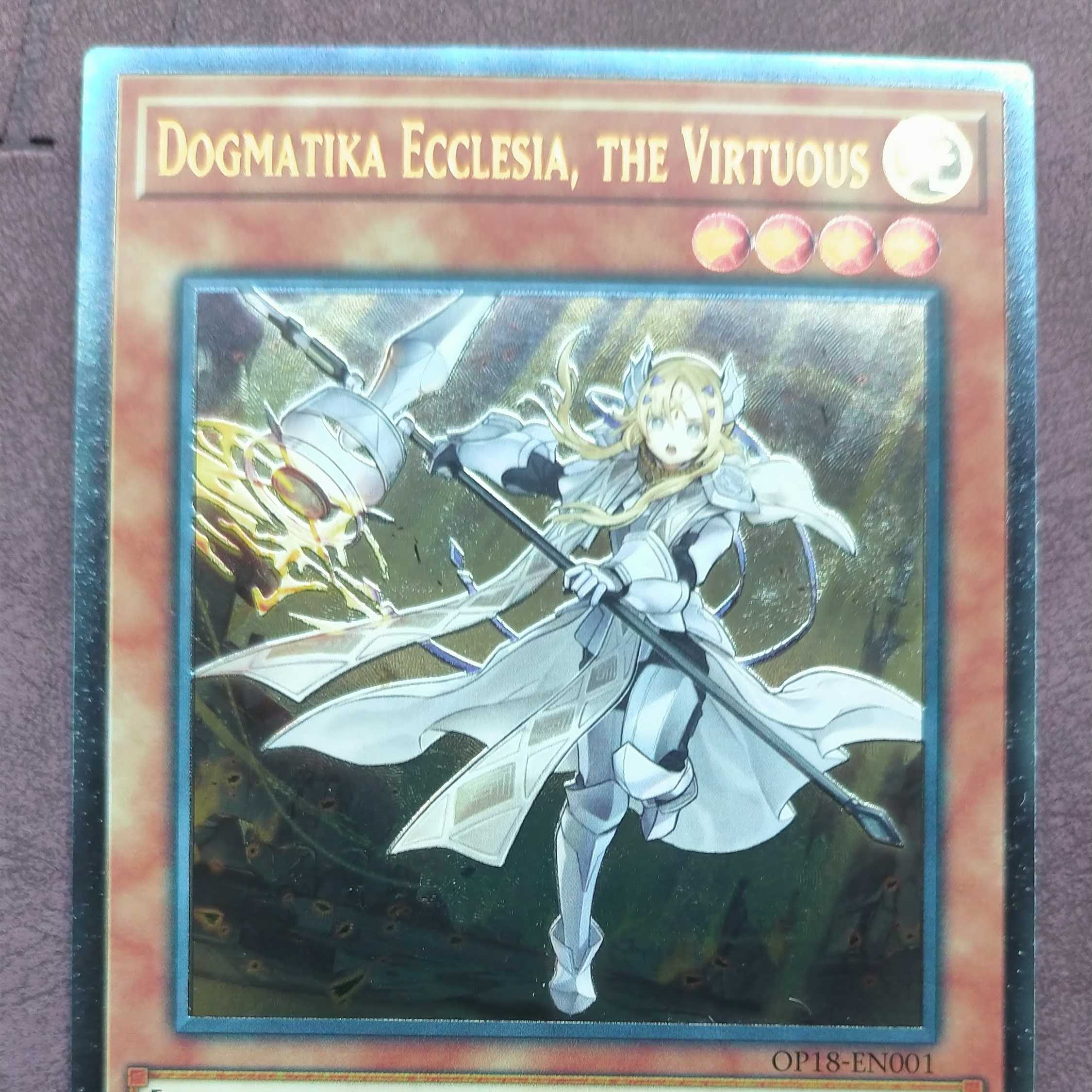 Yu-Gi-Oh! English North American Dogmatika Ecclesia, the Virtuous Relief OTS