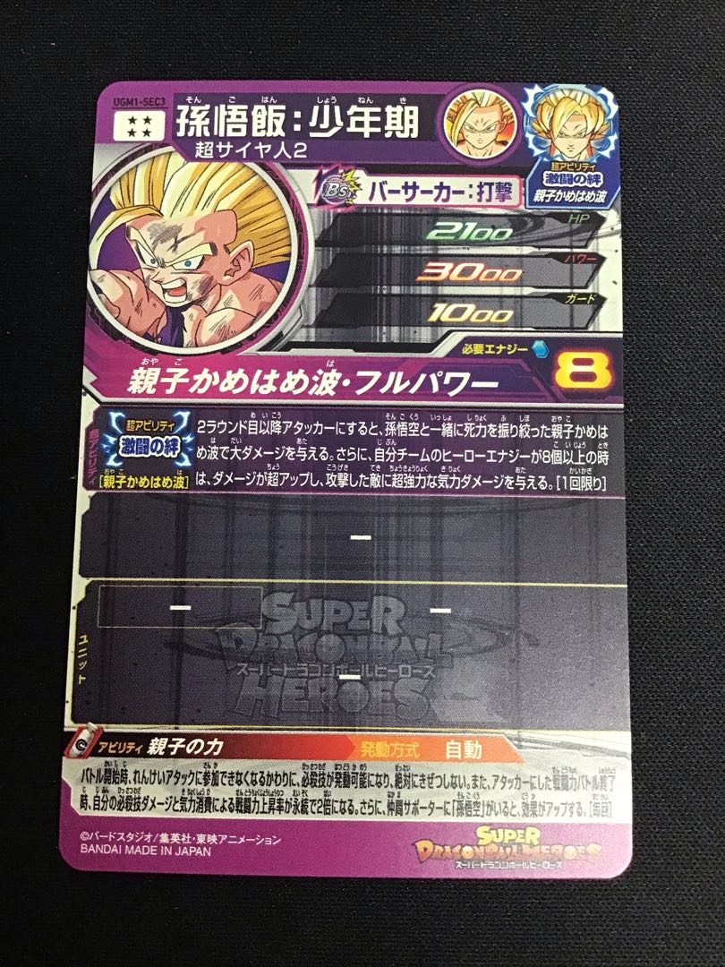 Son Gohan Boyhood UGM1-SEC3