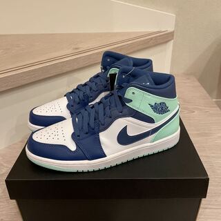 Nike Air Jordan 1 Mid Blue Mint 26cm