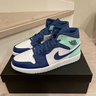 Nike Air Jordan 1 Mid Blue Mint 28cm