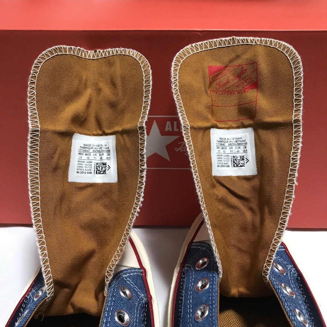 29.5cm blue pattern high chuck taylor 70 ct70 29.5cm