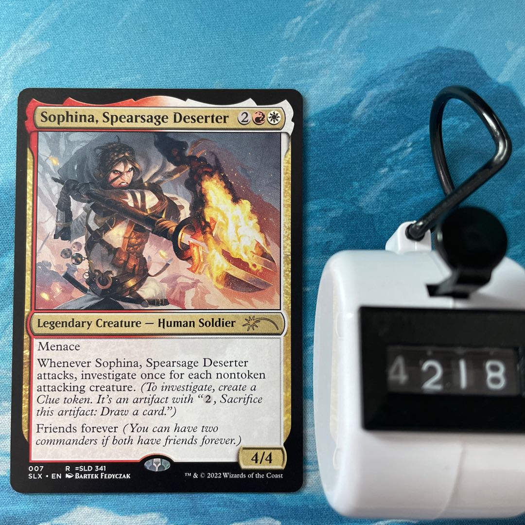 MTG 4枚 Sophina,Spearsage Deserter