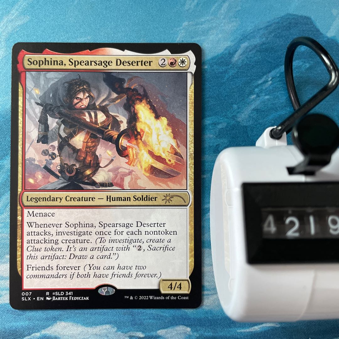 MTG 4枚 Sophina,Spearsage Deserter