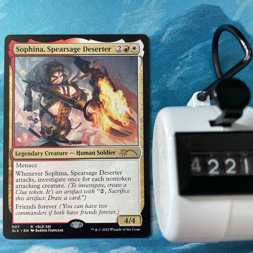 MTG 4枚 Sophina,Spearsage Deserter