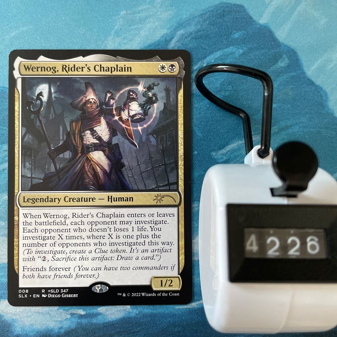 MTG 4 cards Wernog,Rider's Chaplain