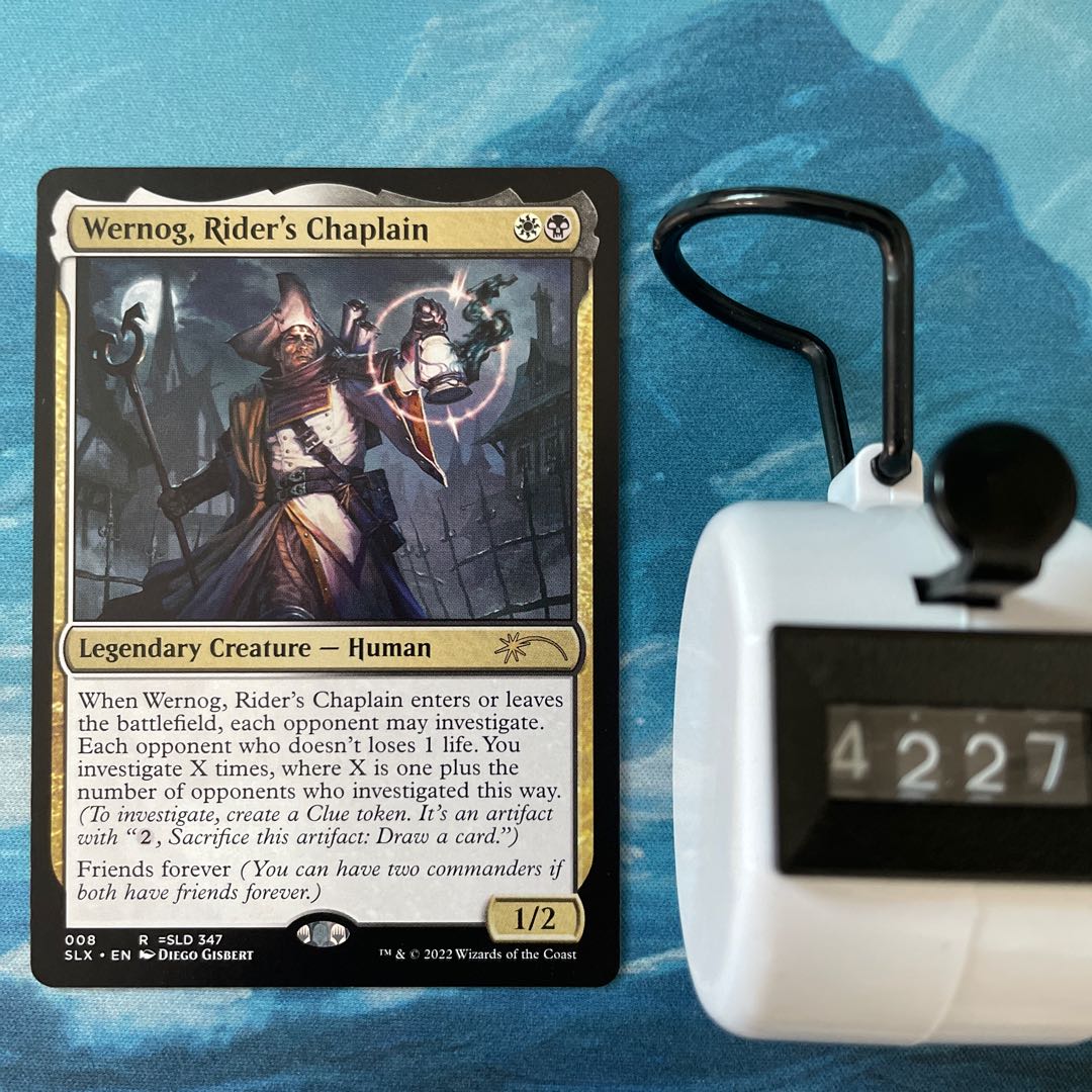 MTG 4 cards Wernog,Rider's Chaplain