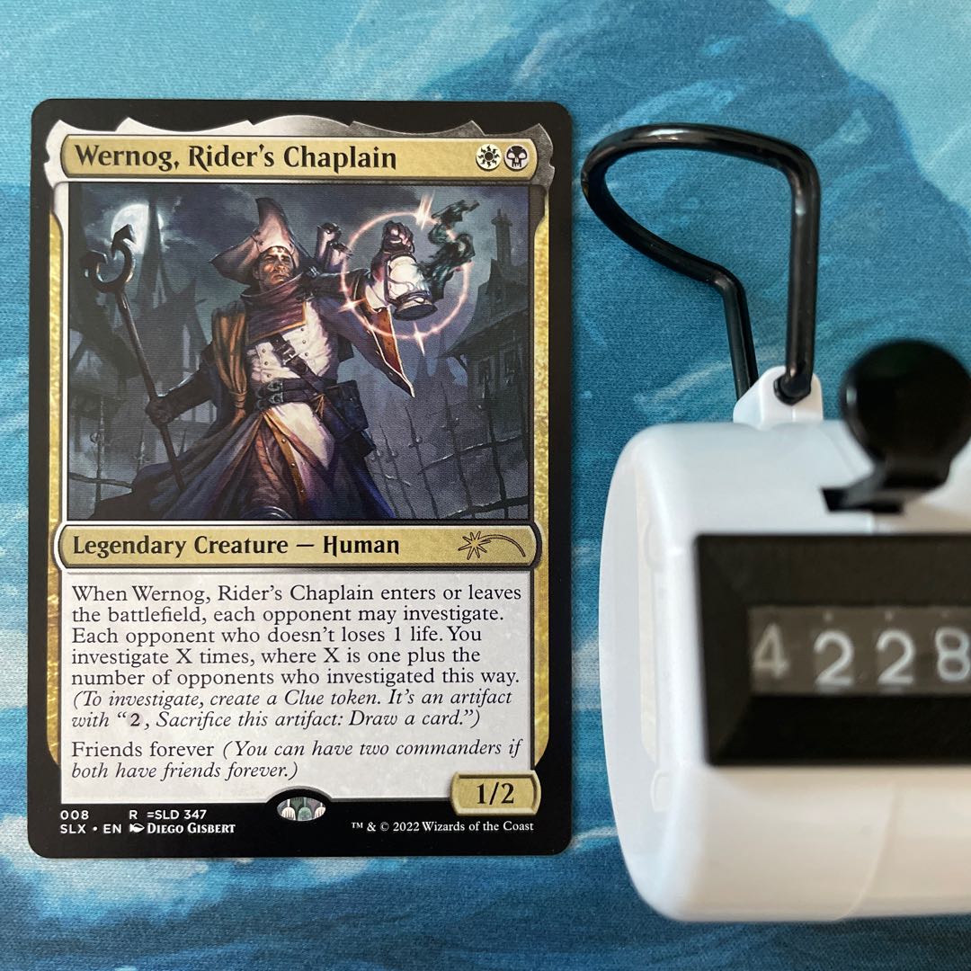 MTG 4 cards Wernog,Rider's Chaplain