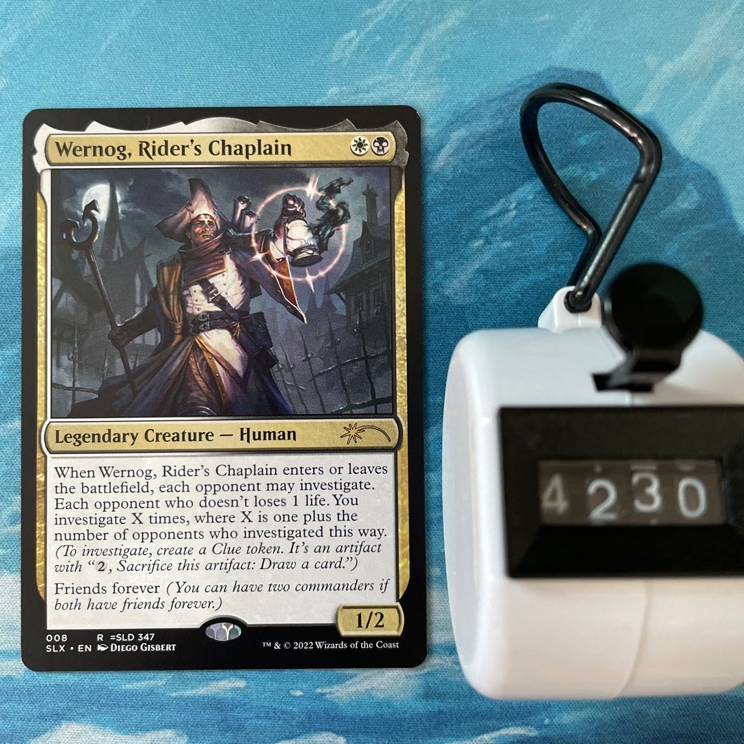 MTG 4 cards Wernog,Rider's Chaplain