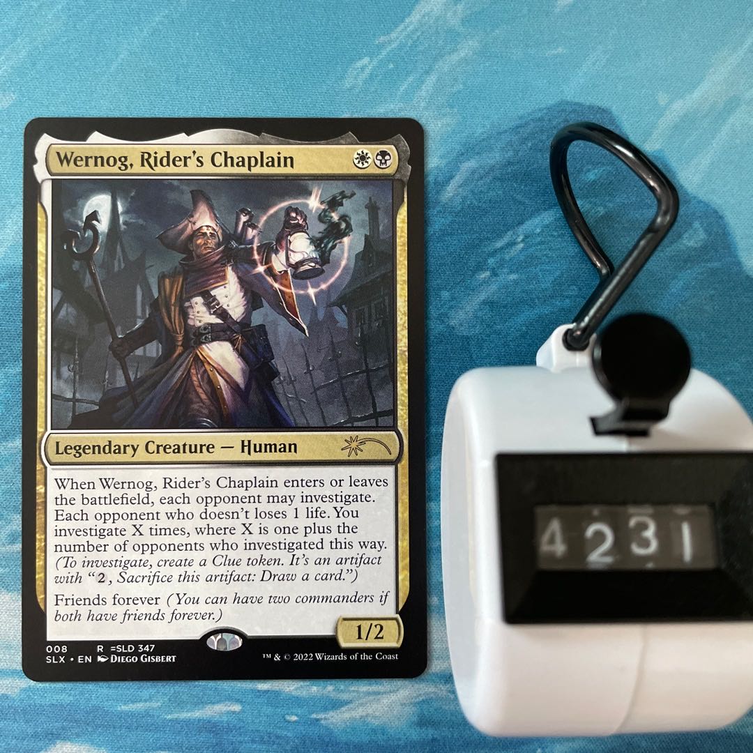 MTG 4 cards Wernog,Rider's Chaplain