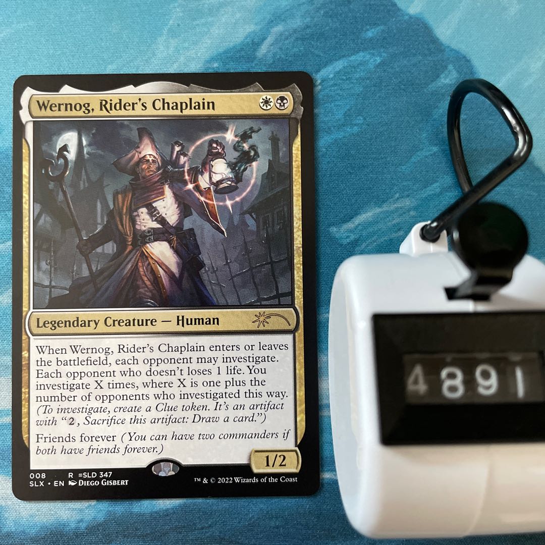 MTG 4 cards Wernog,Rider's Chaplain