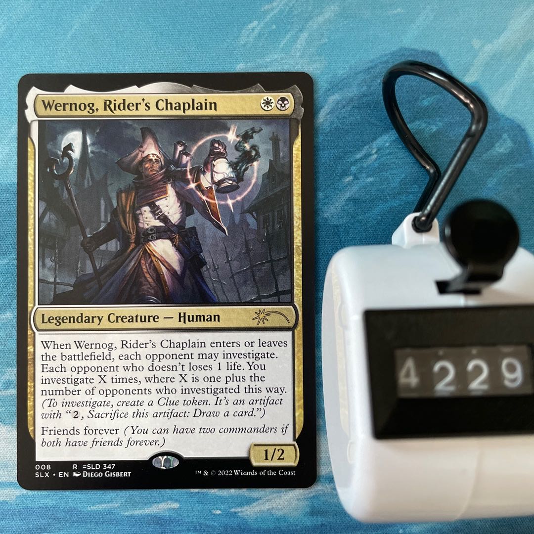 MTG 4 cards Wernog,Rider's Chaplain