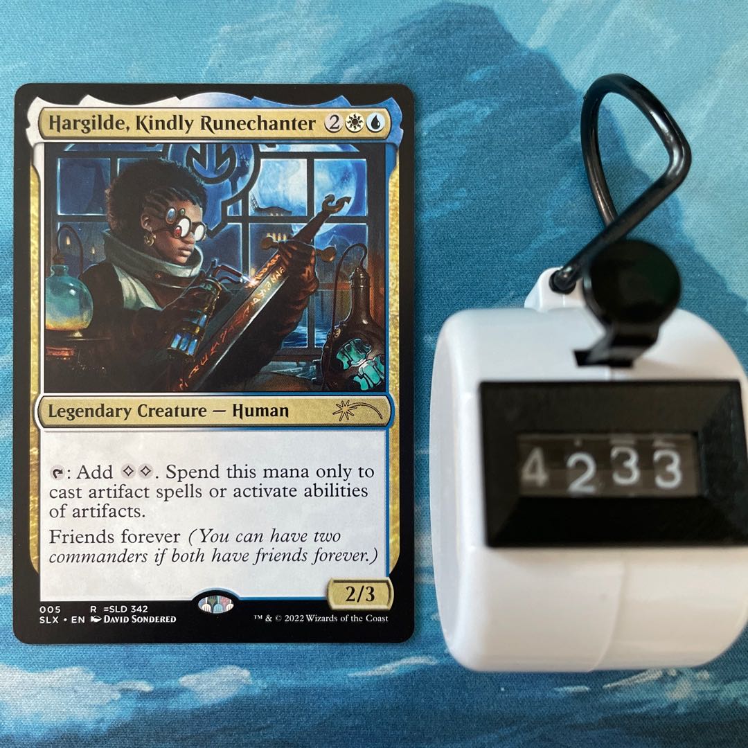 MTG 4 cards Hargilde,Kindly Runechanter