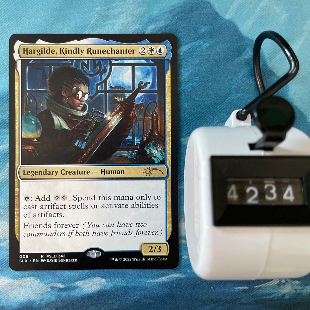 MTG 4 cards Hargilde,Kindly Runechanter