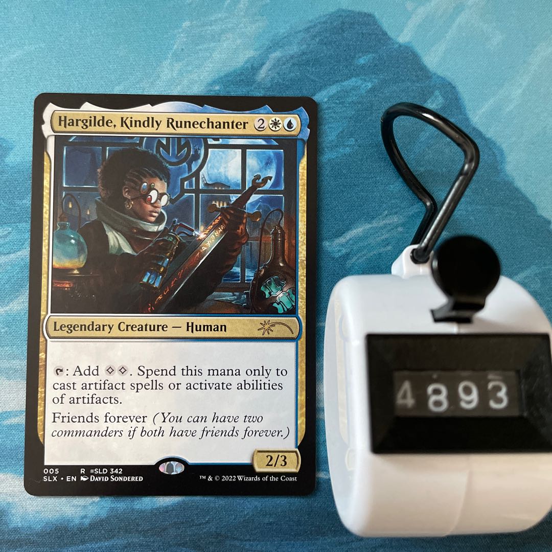 MTG 4 cards Hargilde,Kindly Runechanter