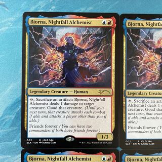 MTG 4 cards Bjorna,Nightfall Alchemist