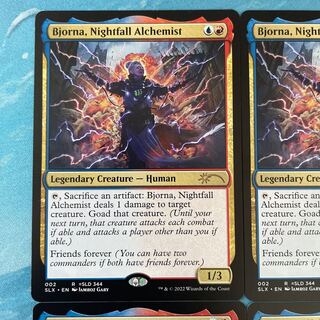 MTG 4 cards Bjorna,Nightfall Alchemist
