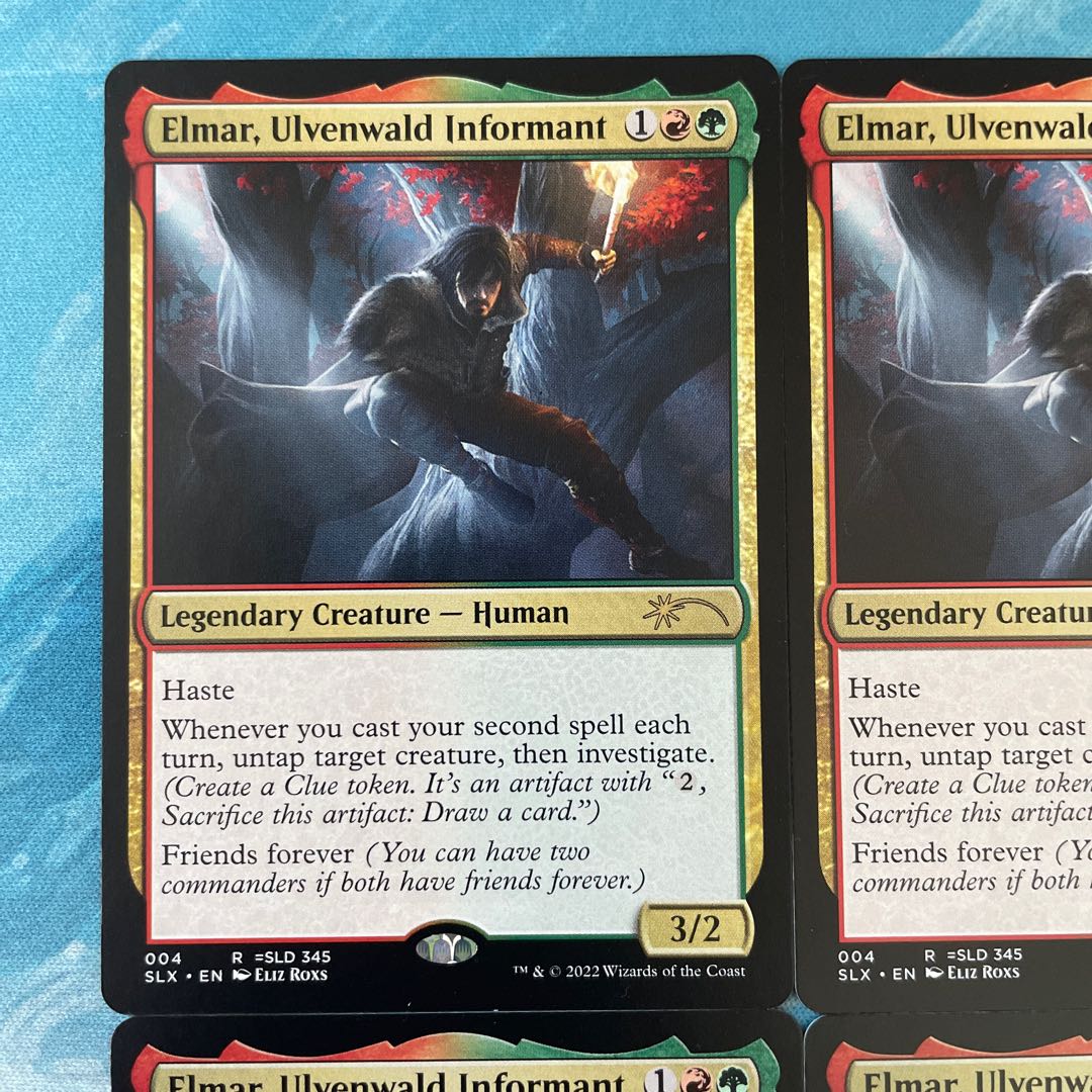 MTG 4 cards Elmar,Ulvenwald Informant