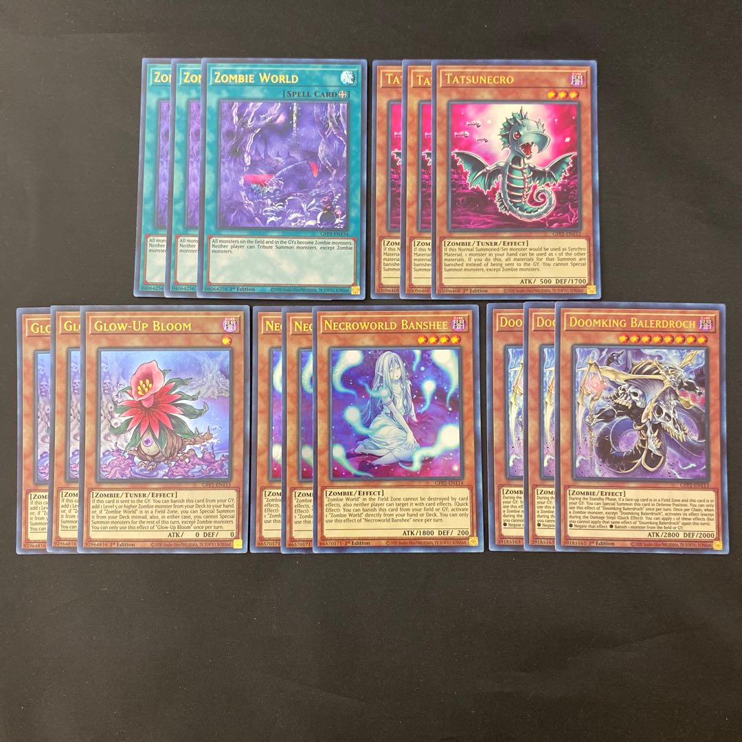 Yu-Gi-Oh English Doha Sura/Necroworld Banshee/Glow Up Snubbullum