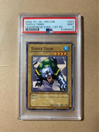 Yu-Gi-Oh Turtle Tiger English 1st PSA9