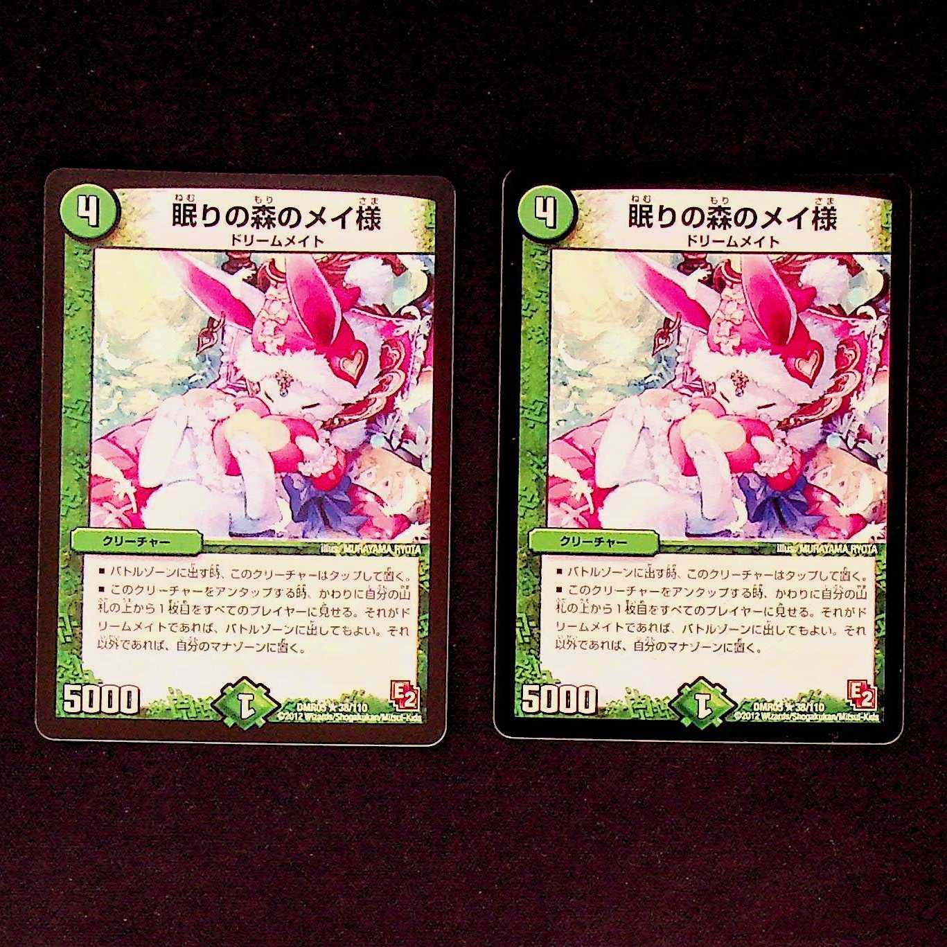 DM Lady Rosa of the Sleeping Forest (38/110) rare, set of 2